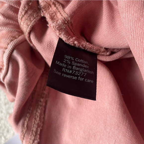 New SO High Rise Waist Utility Pants Junior Size 7 Pink - Picture 7 of 10